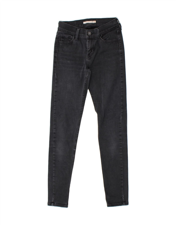 LEVI'S Womens 710 Super Skinny Jeans W26 L27  Grey Cotton Vintage Levi's and Second-Hand Levi's from Messina Hembry 