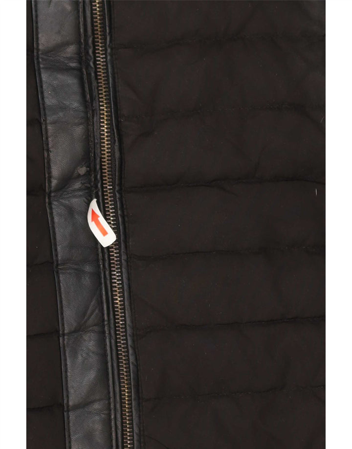 Cappotto imbottito oversize con cappuccio da donna Zara UK 6 XS Nero