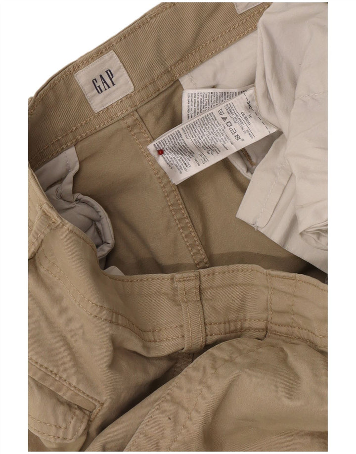 Pantaloncini cargo da uomo Gap W36 grandi in cotone beige