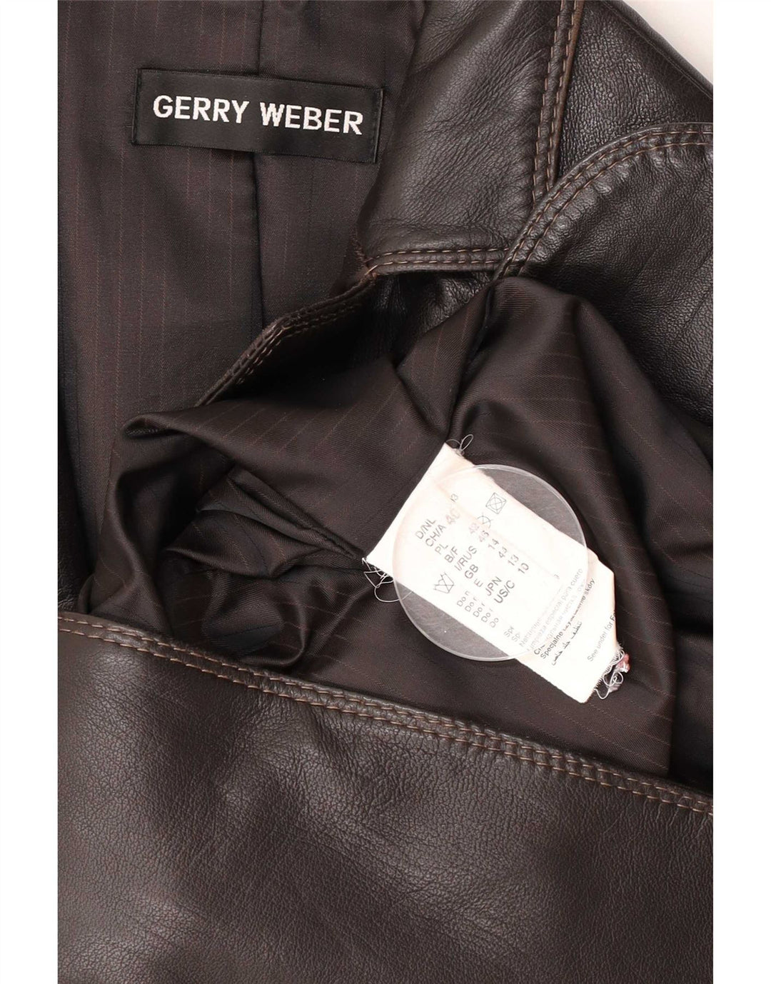 Giacca blazer da donna a 2 bottoni Gerry Weber UK 14 Marrone medio