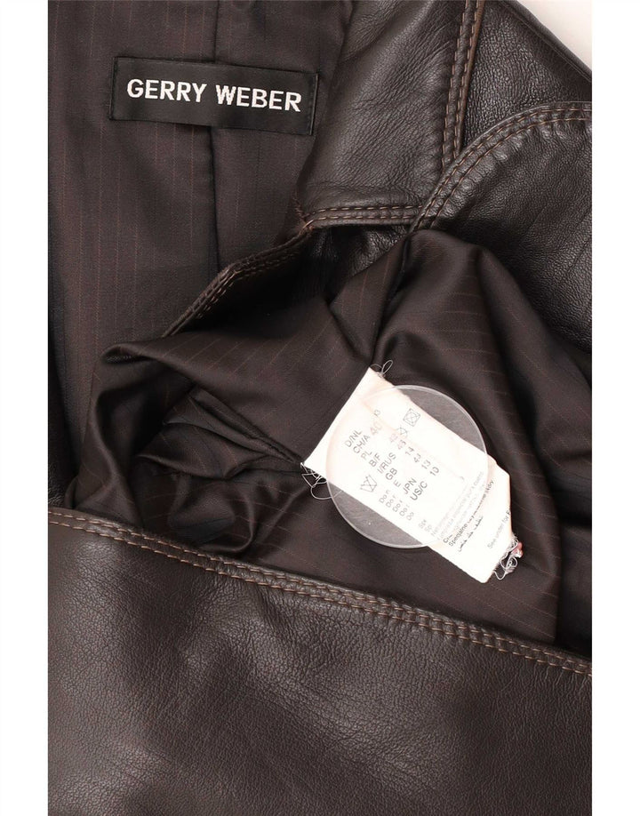 Giacca blazer da donna a 2 bottoni Gerry Weber UK 14 Marrone medio