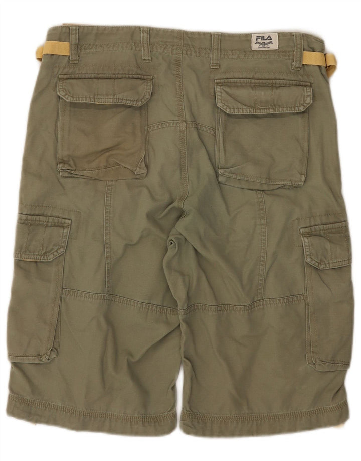 Pantaloncini cargo Fila da uomo W34 Large Khaki