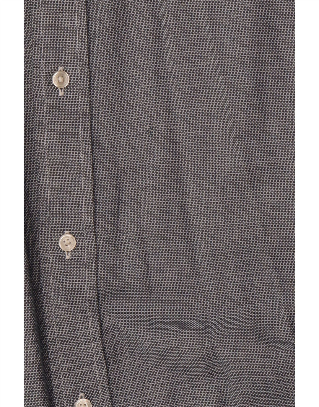 TOMMY HILFIGER Camicia da uomo vestibilità regolare XL Cotone maculato grigio