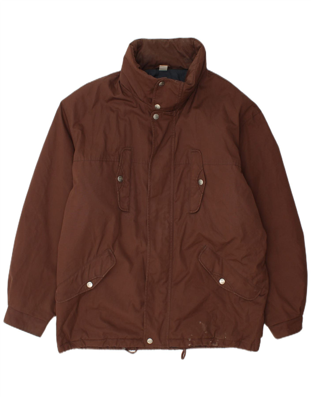 FILA Giacca da uomo Magic Line con cappuccio IT 50 Large Marrone Poliestere