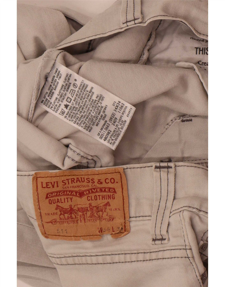 Jeans Levi's Uomo 511 Slim W34 L34 Cotone Grigio