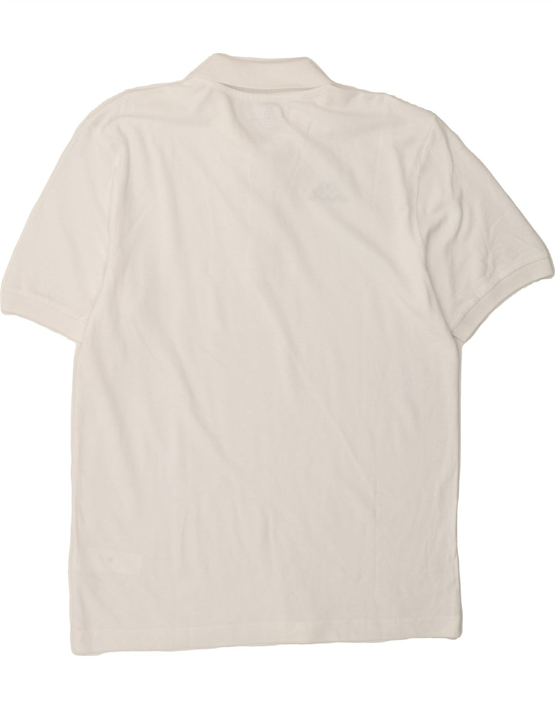 KAPPA Mens Polo Shirt Large White Cotton Vintage Kappa and Second-Hand Kappa from Messina Hembry 