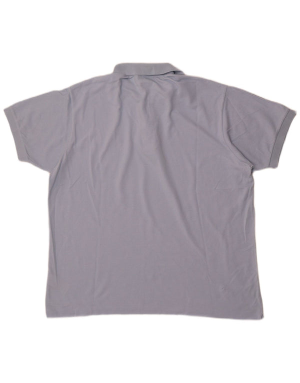 Polo Lacoste da uomo vestibilità classica taglia 7 2XL cotone blu