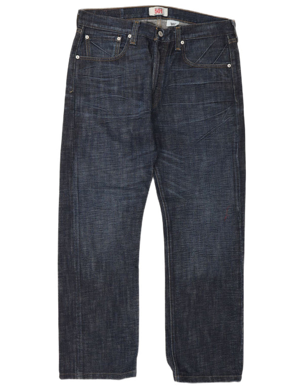 Levi's Uomo 501 Jeans dritti W33 L32 Cotone blu navy