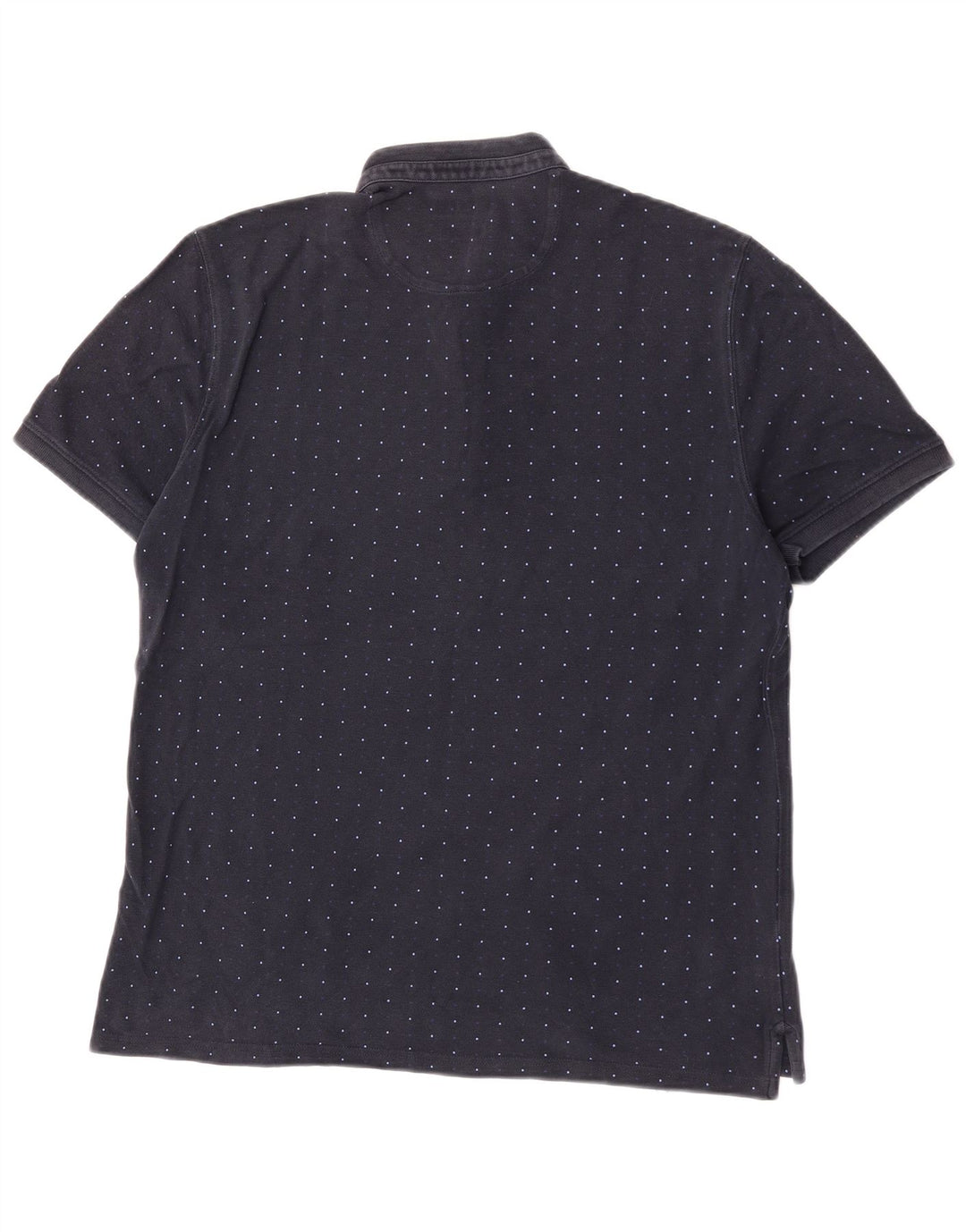Polo da uomo Massimo Dutti XL blu navy maculato