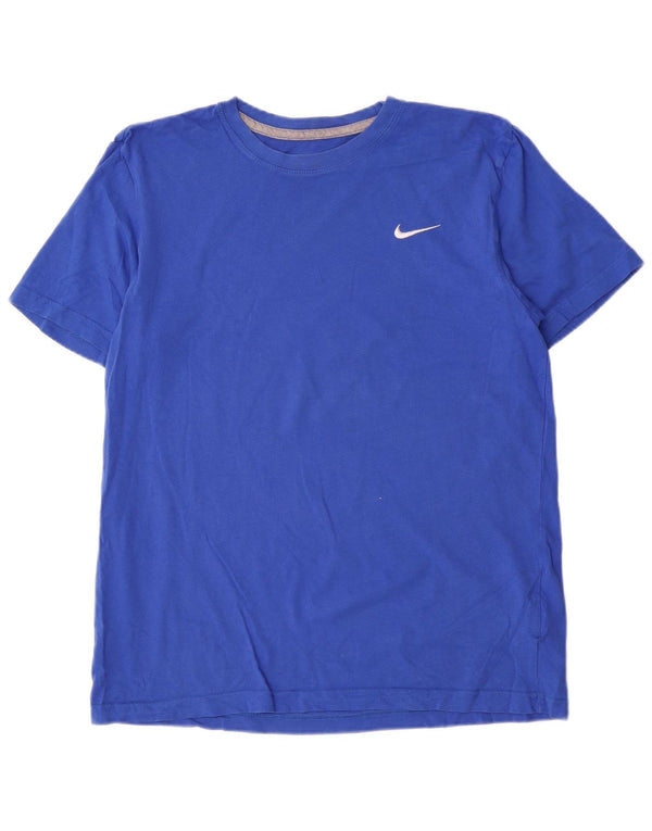 T-shirt Nike da uomo con vestibilità regolare, top grande, in cotone blu
