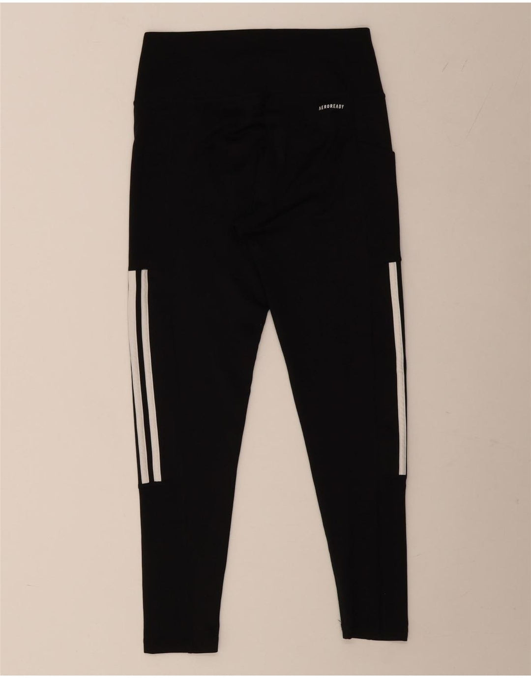 Leggings ADIDAS Aeroready da donna UK 12/14 Poliestere nero medio