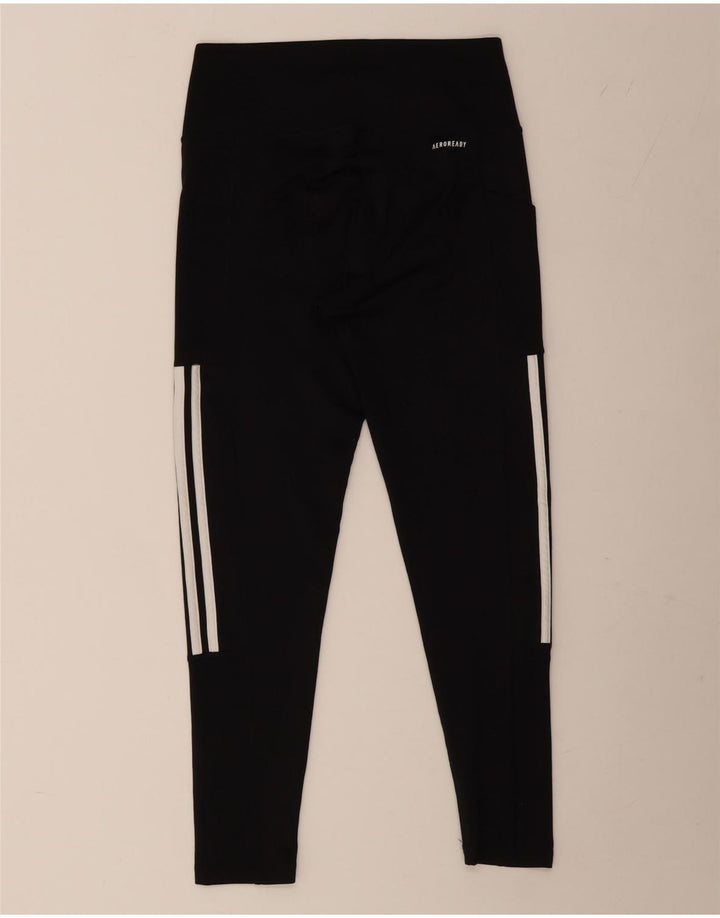 Leggings ADIDAS Aeroready da donna UK 12/14 Poliestere nero medio