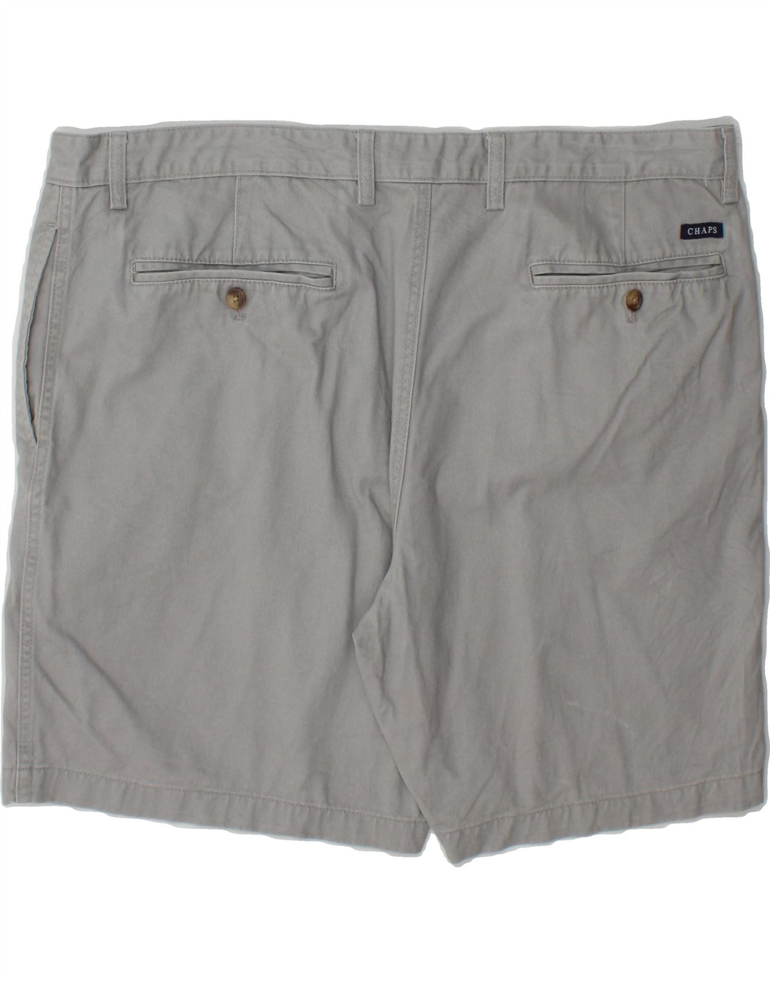 CHAPS Mens Chino Shorts W42 2XL Grey Cotton Vintage Chaps and Second-Hand Chaps from Messina Hembry 