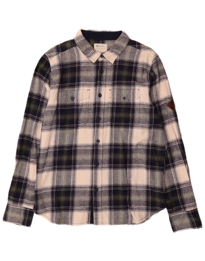 Camicia da uomo in flanella di Mountain Warehouse, cotone a quadri multicolore medio