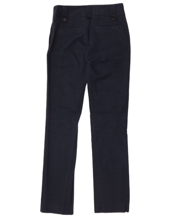 Pantaloni chino slim da donna Zara EU 36 XS W26 L32 Blu navy