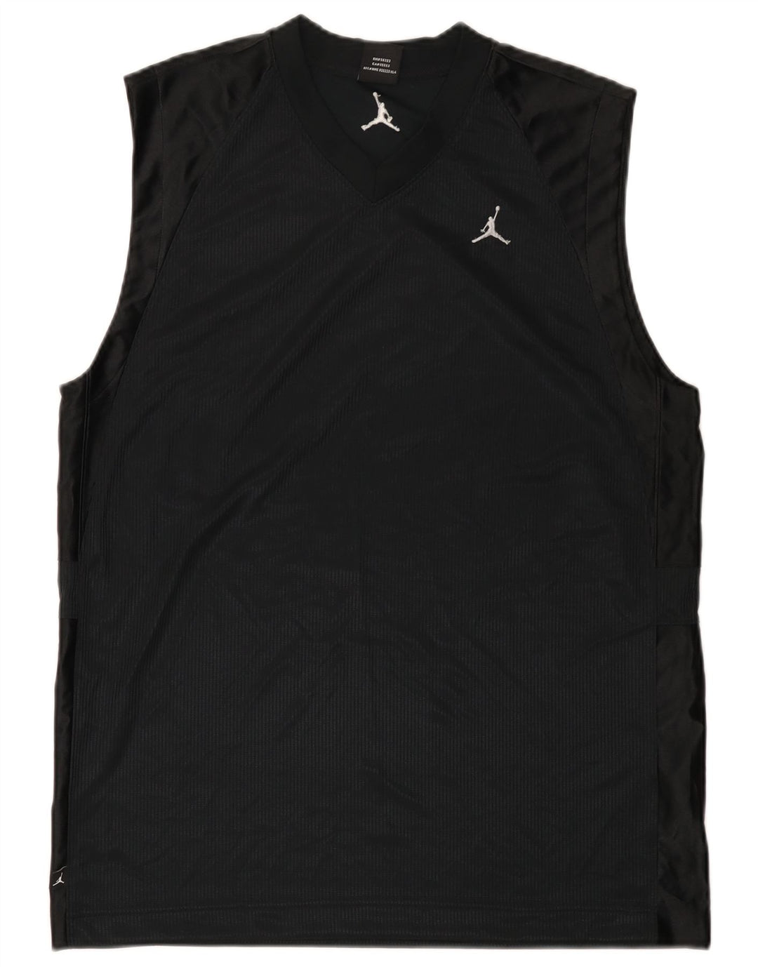 Jordan Mens Vest Top Medium Black Polyester