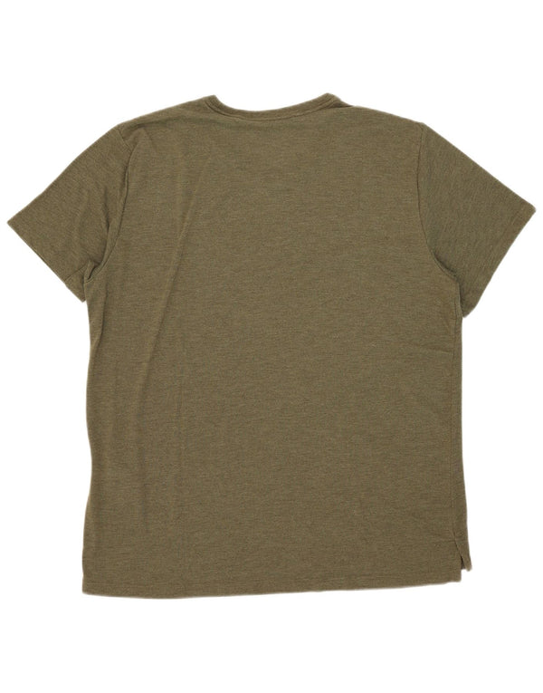 T-shirt Nike Dri Fit da uomo XL verde poliestere