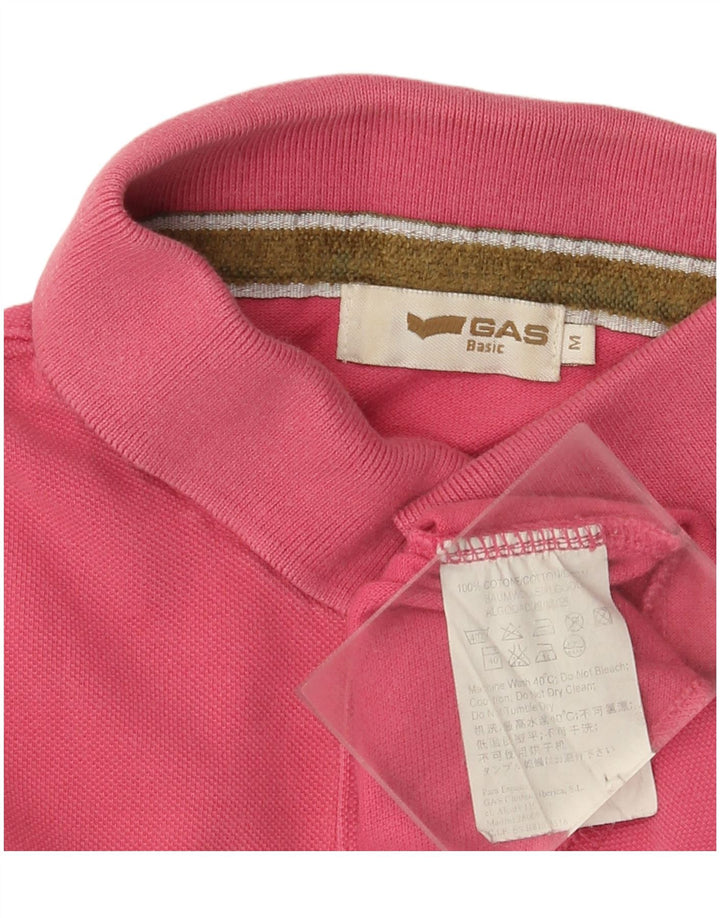 Polo Uomo Gas Cotone Rosa Medio