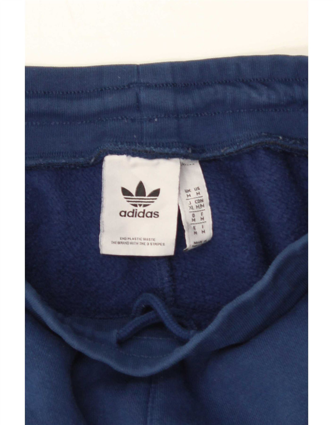 Pantaloni da tuta da uomo Adidas Joggers medi in cotone blu navy