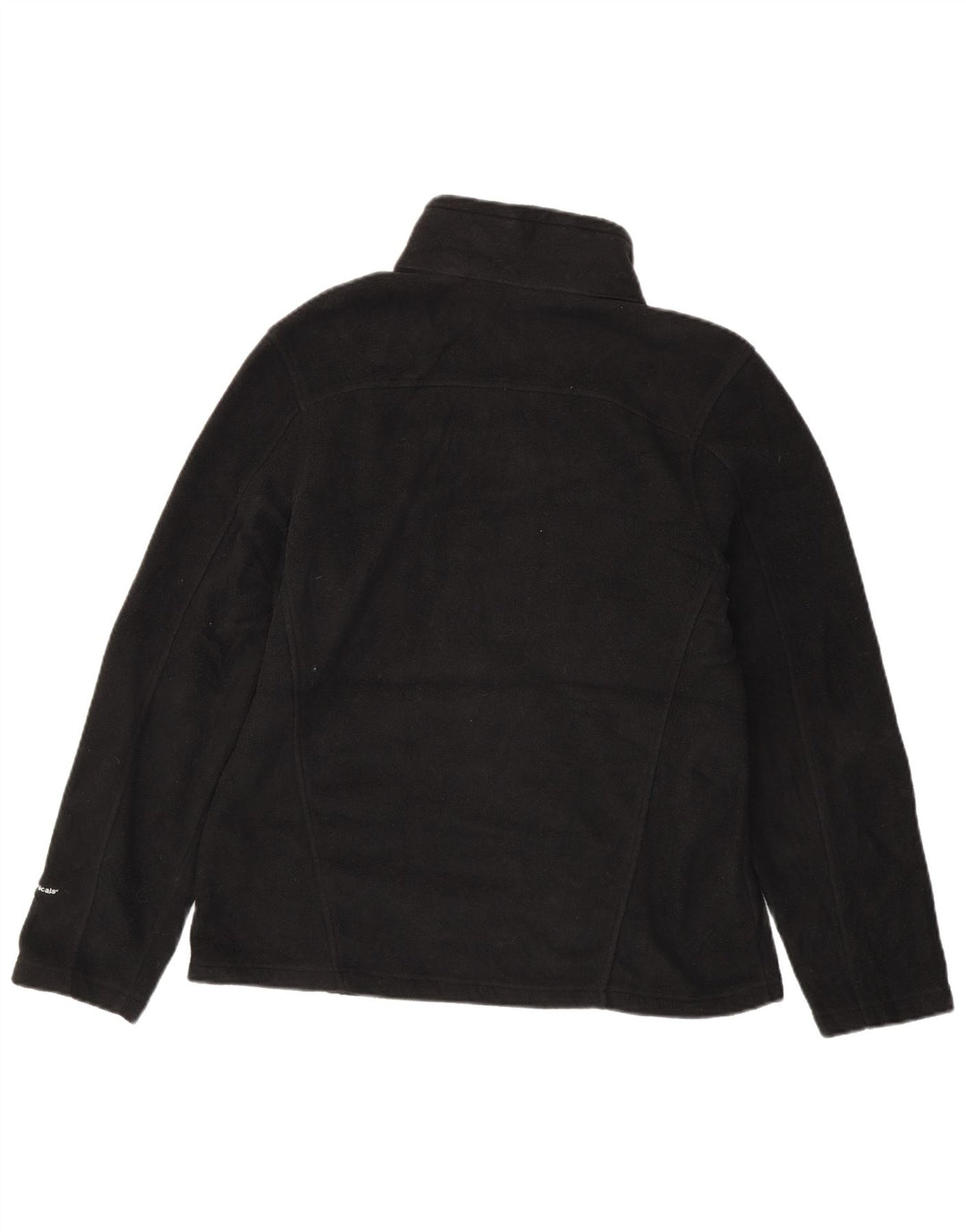 Maglione in pile da uomo con zip e collo Eddie Bauer, poliestere nero medio