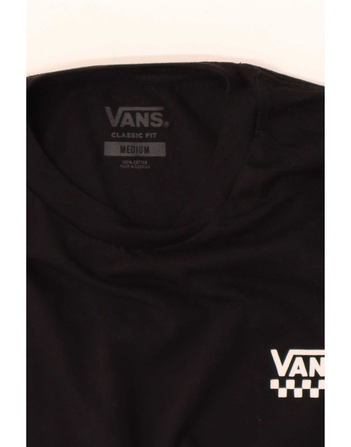 T-shirt da uomo Vans Classic Fit, vestibilità media, cotone nero