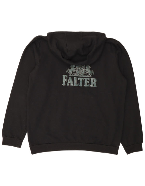 Felpa con cappuccio grafica da uomo Adidas Large in cotone nero
