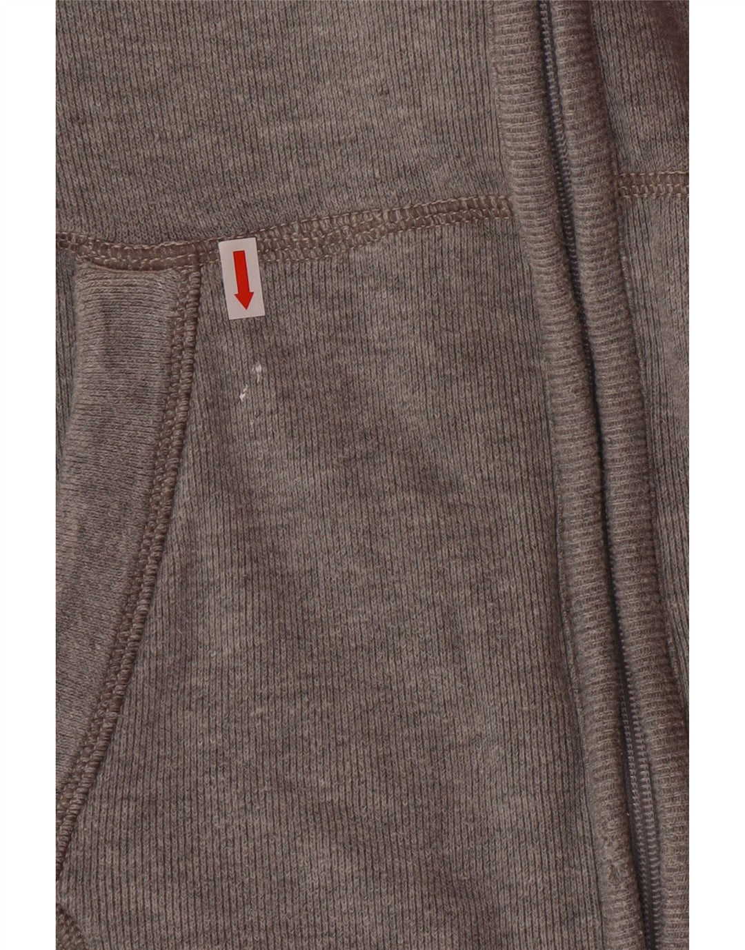 ABERCROMBIE & FITCH Giacca da tuta con grafica da donna UK 16 Large Grigio