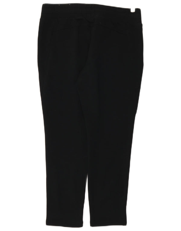 Leggings grafici crop da donna Puma UK 12 cotone medio nero