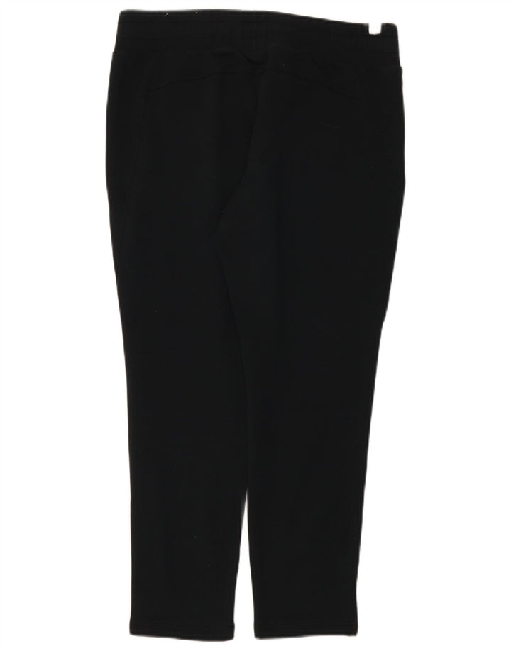 Leggings grafici crop da donna Puma UK 12 cotone medio nero
