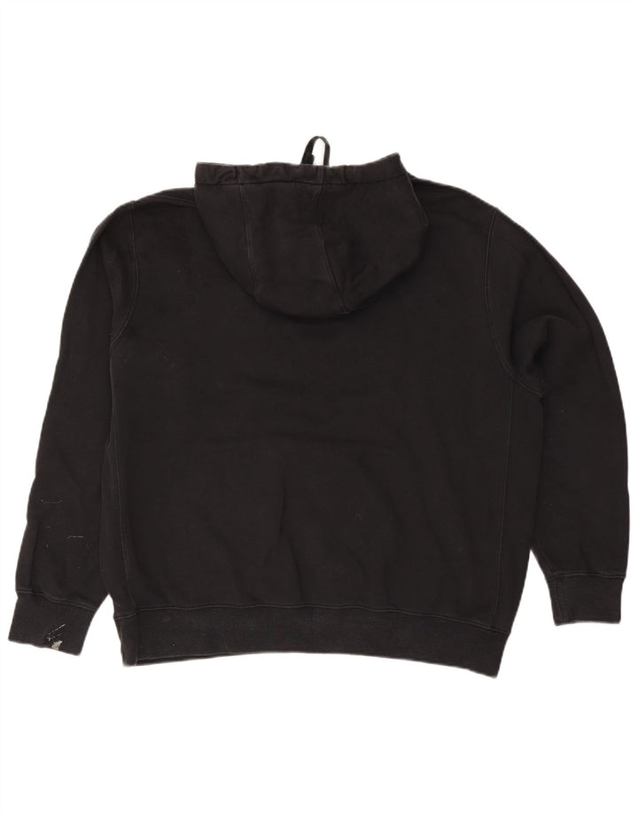 Felpa con cappuccio da uomo Nike Large in cotone nero