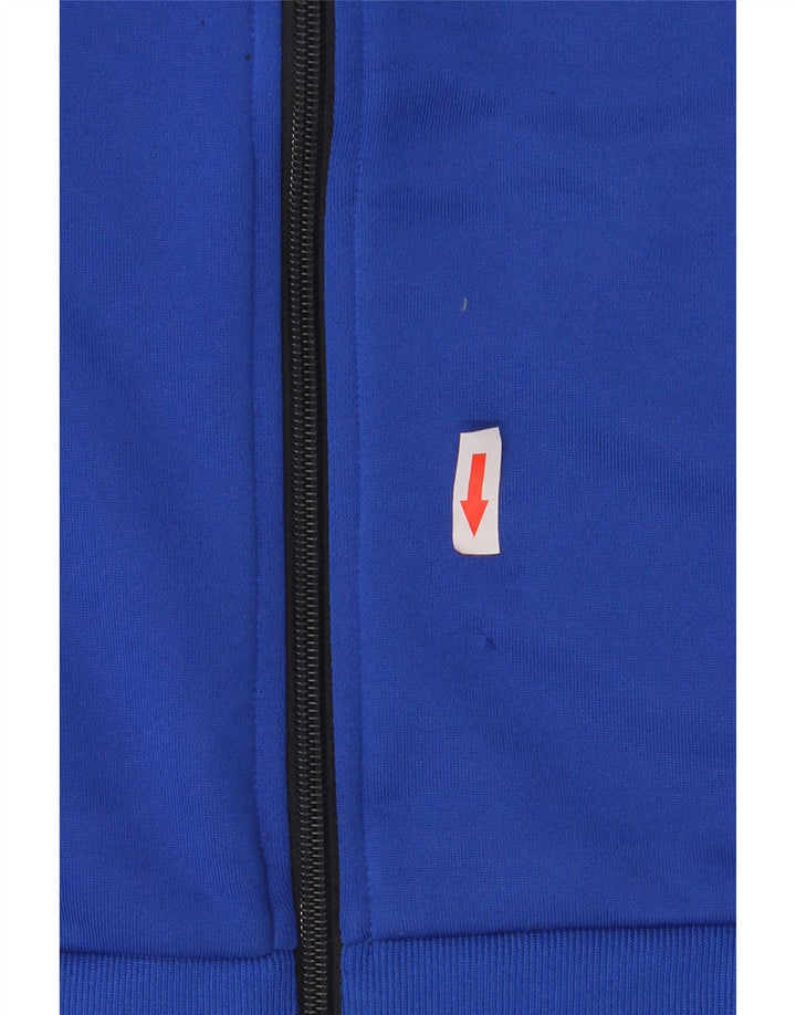 Giacca da ginnastica grafica da ragazzo Adidas 9-10 anni Blu Colourblock