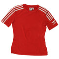 T-shirt da donna Adidas Top UK 12 rosso medio in cotone