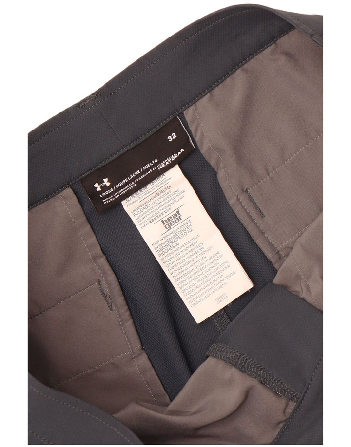 Pantaloncini casual da uomo Under Armour Heat Gear W32 poliestere grigio medio