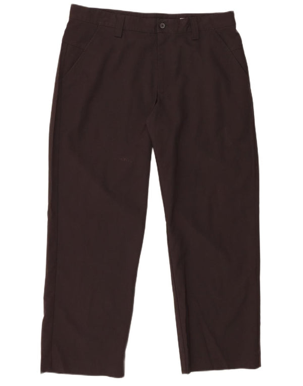 Pantaloni chino dritti da uomo IZOD W36 L30 poliestere nero