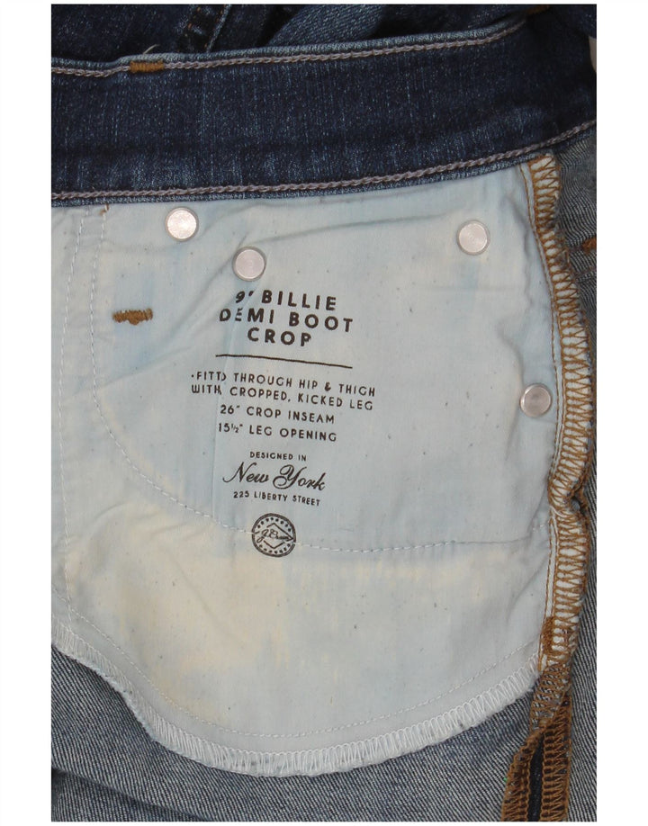 J. CREW Jeans da donna Billie Demi Crop Bootcut W26 L25 Blu