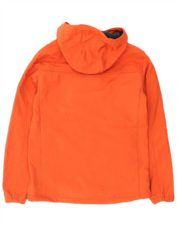 Giacca a vento con cappuccio da uomo Zara UK 36 piccola rossa in poliestere