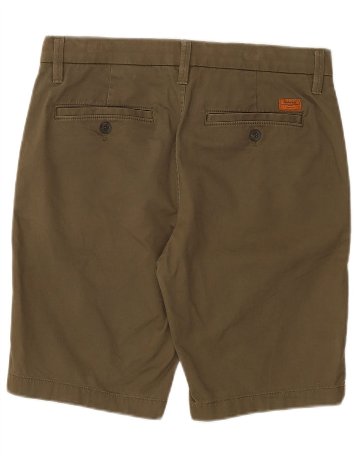 Pantaloncini chino da uomo Timberland W30 cotone kaki medio