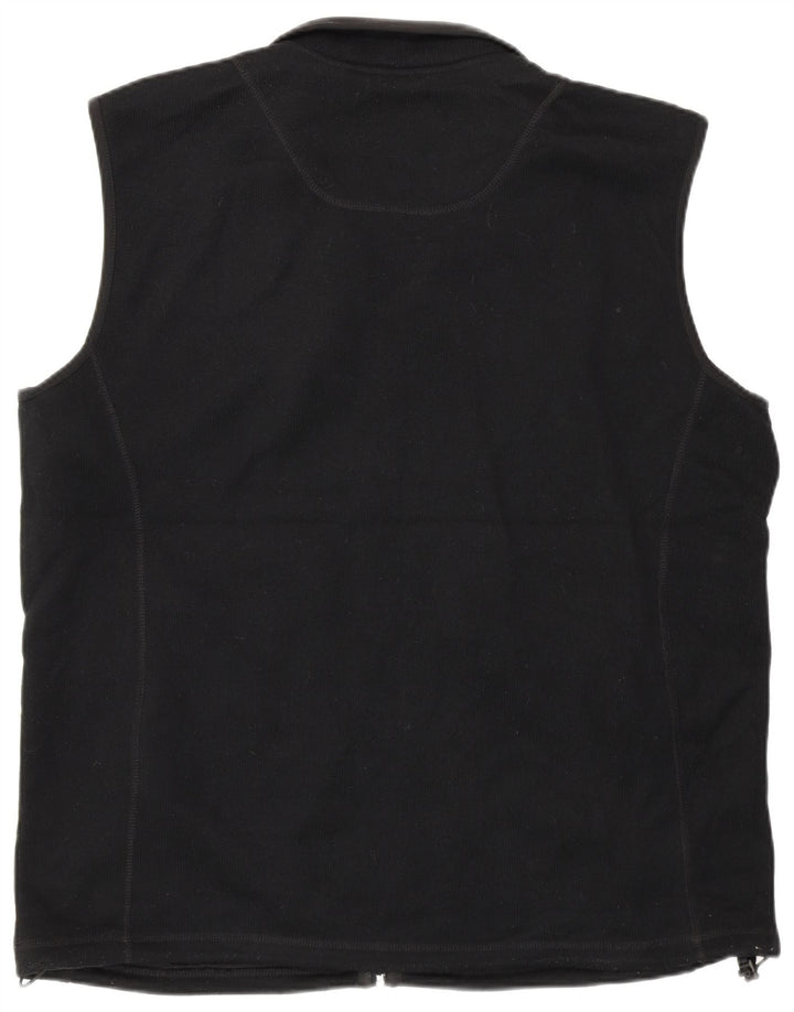 Gilet in pile da uomo Marks & Spencer UK 42 XL poliestere nero