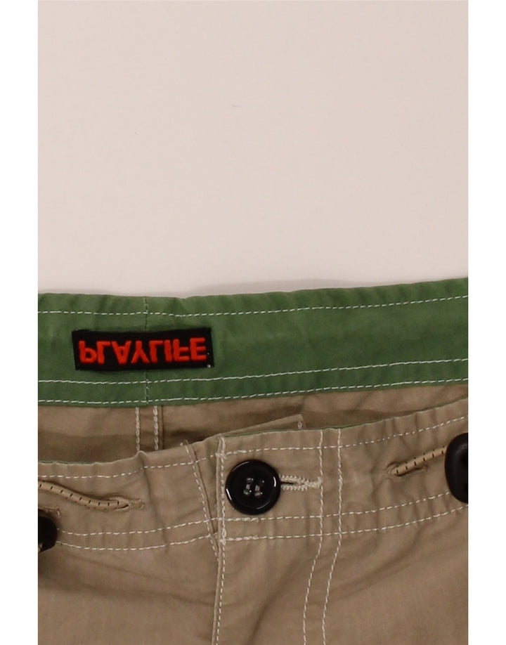 PLAYLIFE Mens Bermuda Shorts W32 Medium Beige Cotton Vintage Playlife and Second-Hand Playlife from Messina Hembry 