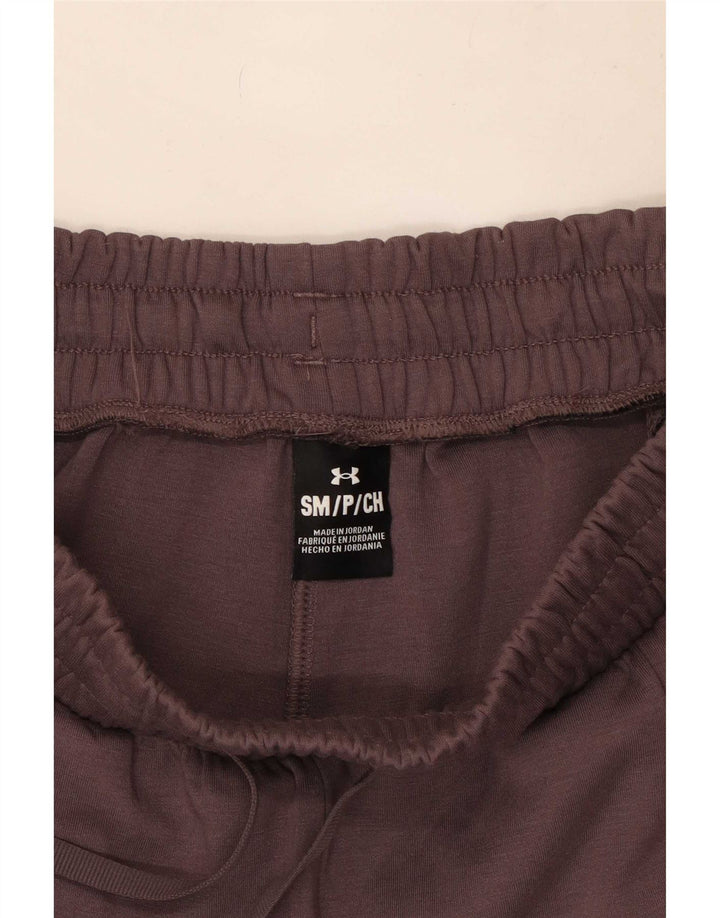 Pantaloni da tuta da donna a gamba larga Under Armour UK 10 Small Marrone Poliestere
