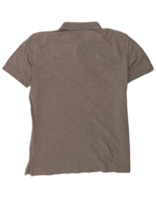 Polo Uomo Benetton Large in Cotone Grigio