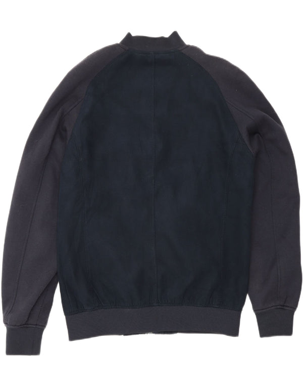 Giubbotto bomber da uomo Zara UK 40 grande blu navy