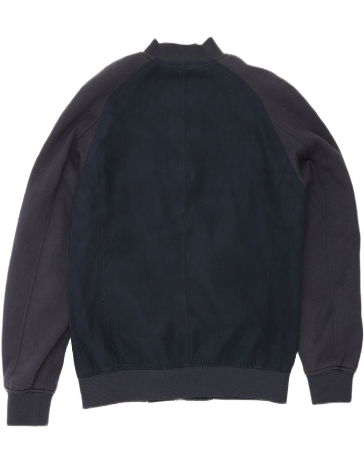 Giubbotto bomber da uomo Zara UK 40 grande blu navy