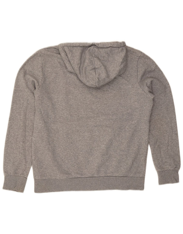 Maglione con cappuccio da uomo Jack & Jones grande in cotone grigio