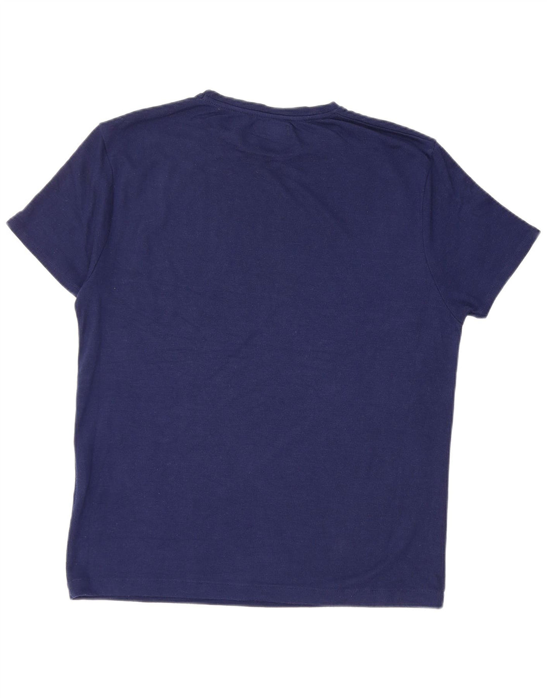 ZARA Maglietta da Uomo Top Large Blu Navy in Poliestere
