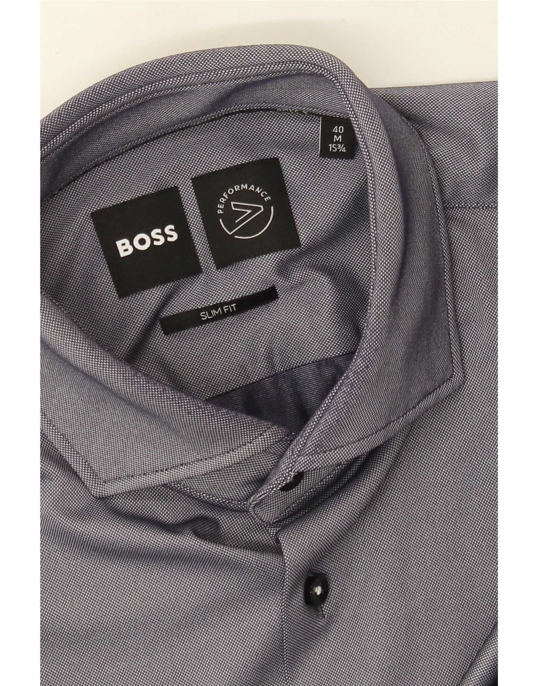 Camicia slim fit da uomo Hugo Boss taglia 40 15 3/4 grigio medio