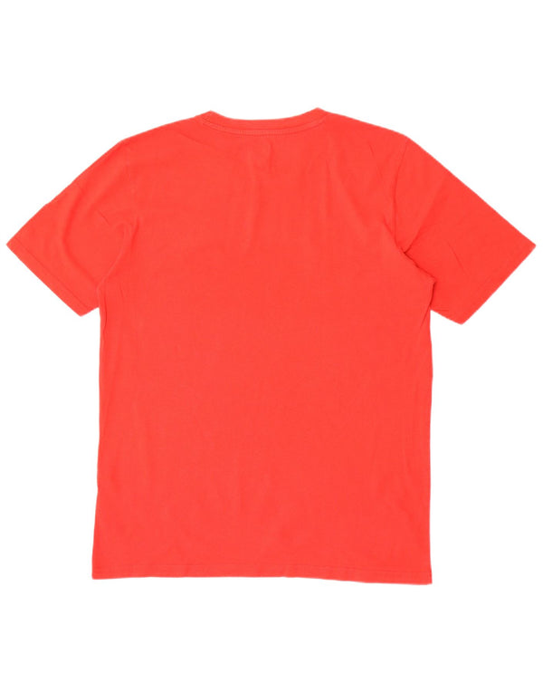 Maglietta grafica da uomo Lee Top grande in cotone rosso