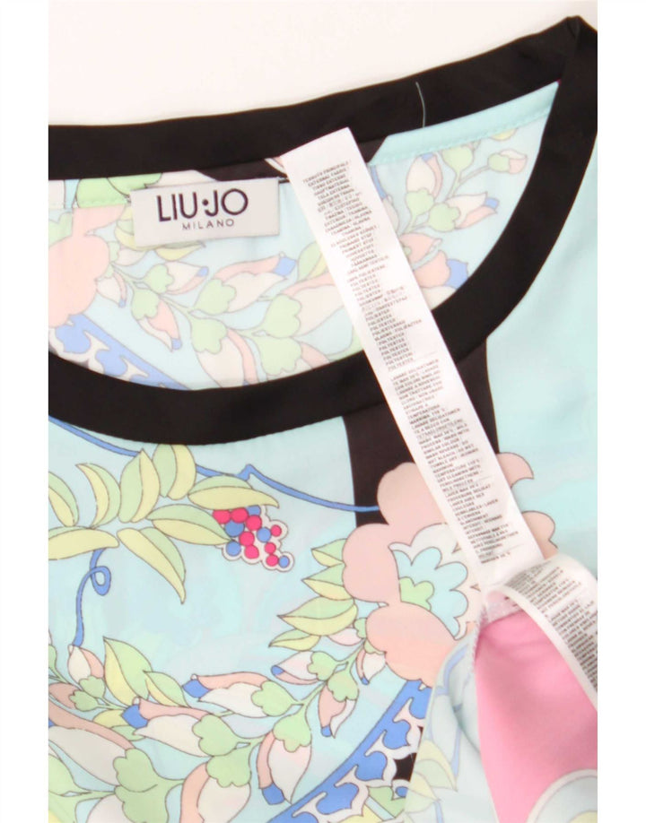 Camicetta da donna Liu Jo Top UK 10 Piccolo poliestere floreale multicolore