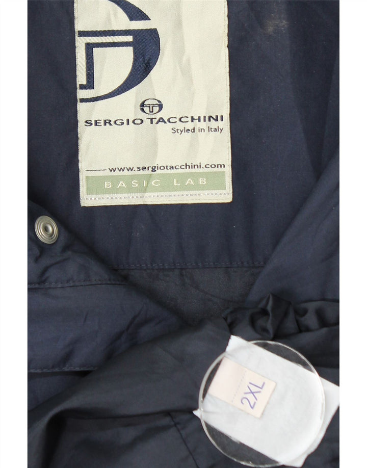 Giacca utility da uomo Sergio Tacchini UK 44 2XL Blu Navy