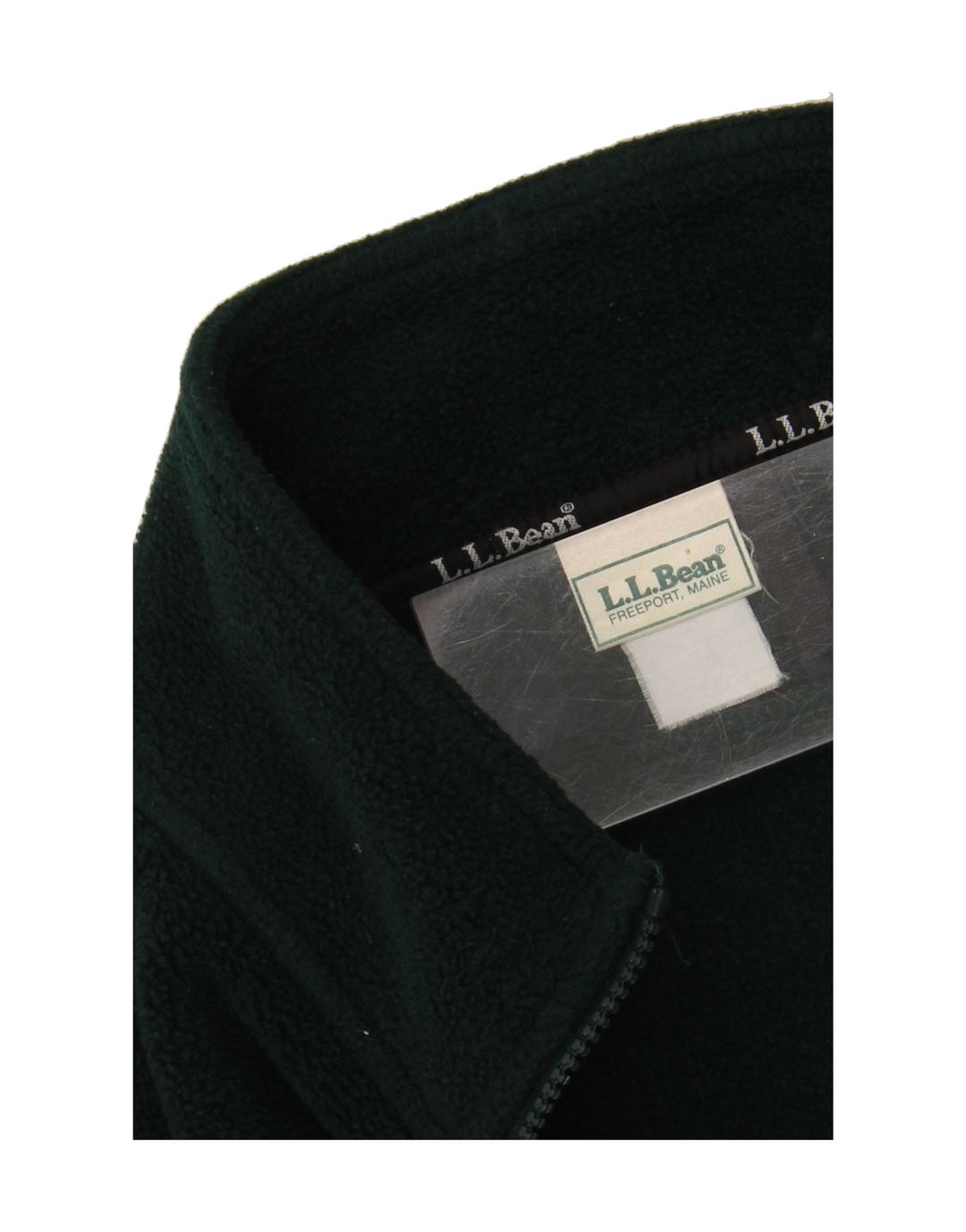 L.L.BEAN Womens Fleece Jacket UK 16 Large Green Vintage L.L.Bean and Second-Hand L.L.Bean from Messina Hembry 